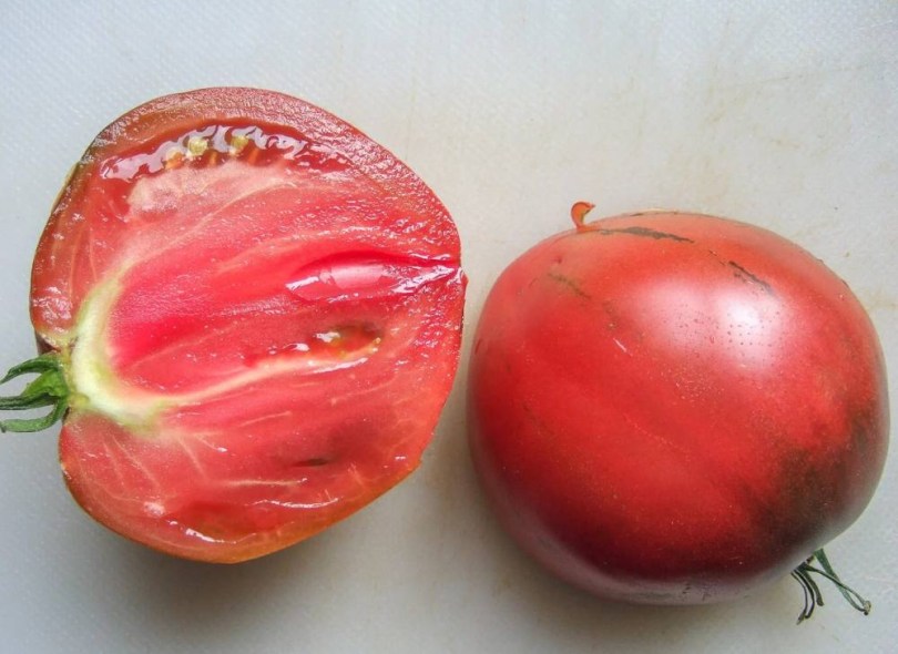 Fekete Ökörszív paradicsom, Lycopersicum esculentum, paradicsom